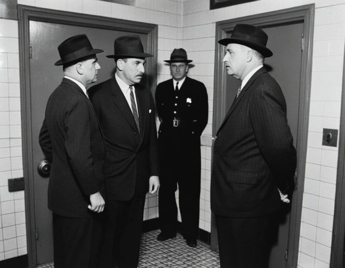Federal agents impound toilet tissue following the midnight order